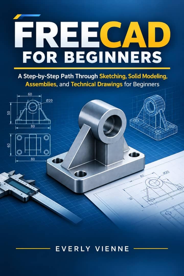 FREECAD 1.1 MADE SIMPLE: A Step-by-Step Path Through Sketching, Solid Modeling, Assemblies, and Technical Drawings for Beginners (English Edition) baixar o livro de graça