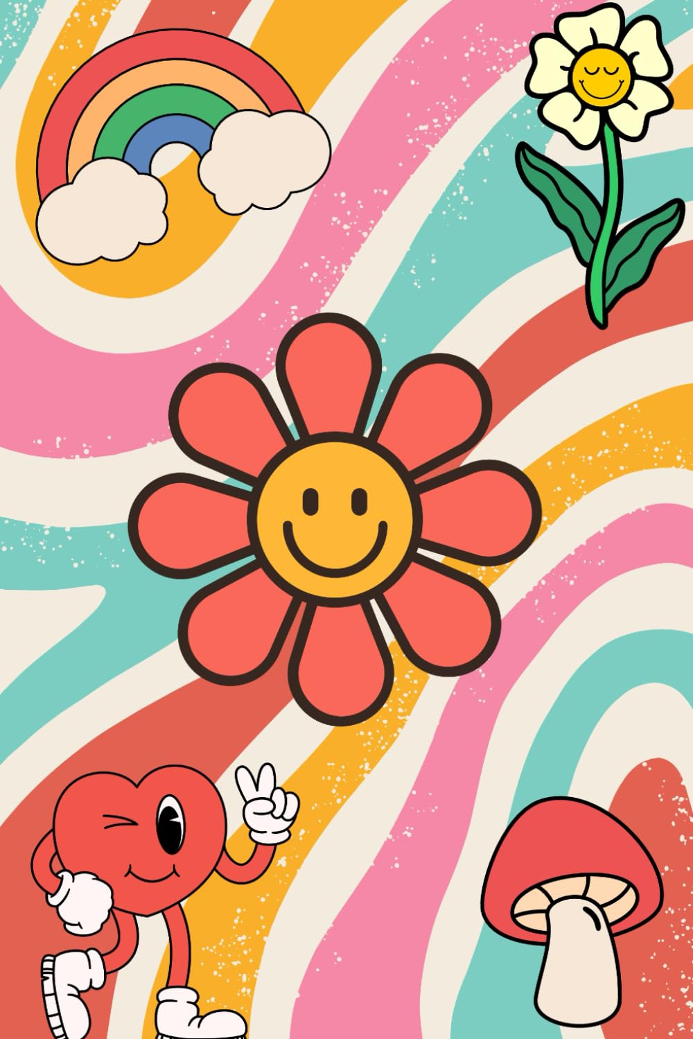 Hippie Notebook – Lined Pages for Notes and Thoughts baixar o livro de graça