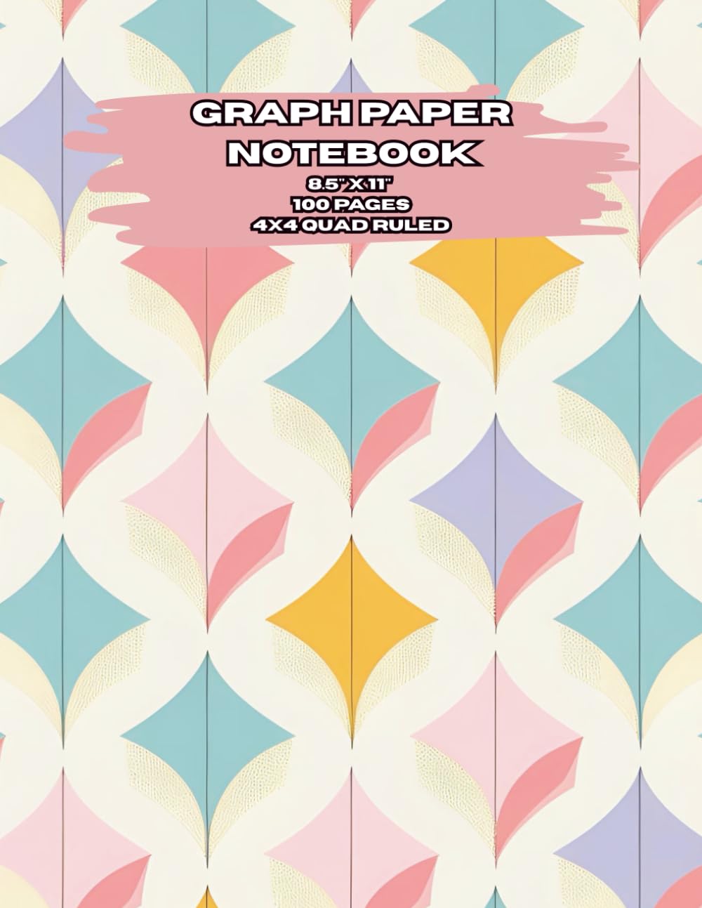 ler totalmente Graph Paper Notebook 4x4 Quad Ruled: 100 Pages, 8.5 x 11 Inches, Quad Ruled, 4 Squares Per Inch
