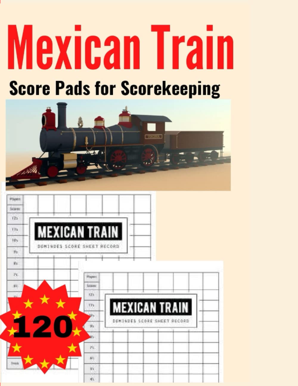 Mexican Train Score Pads for Scorekeeping: 120 This Score Sheet Notebook baixar o livro de graça