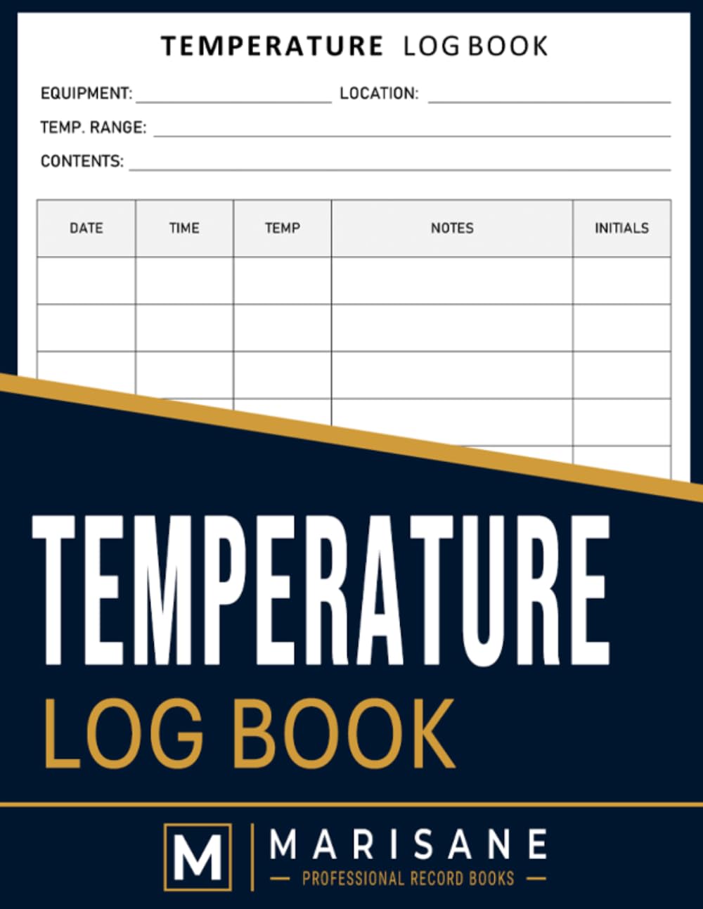 Temperature Log Book: Daily Fridge & Freezer Monitoring Log for Restaurants, Cafes, Catering & Commercial Kitchen baixar livro de graça