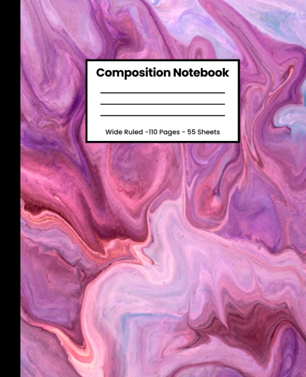 Composition Notebook: Liquid Marble Wide Ruled Notebook for School, Notebook for Kids, Teens, and Adults, 110 Pages 7.5X9.25 Inches baixar livro de graça
