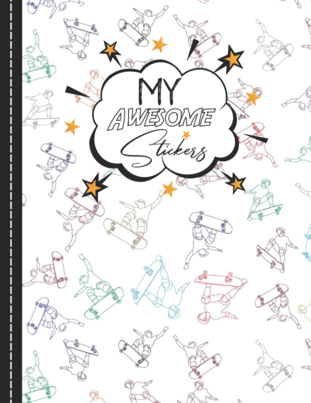 capítulo por capítulo baixar My Awesome Stickers: Cute Skateboard Blank Sticker Album For Collecting Stickers, Great Gift For Girls 4 - 8,120 pages 8.5 x 11"