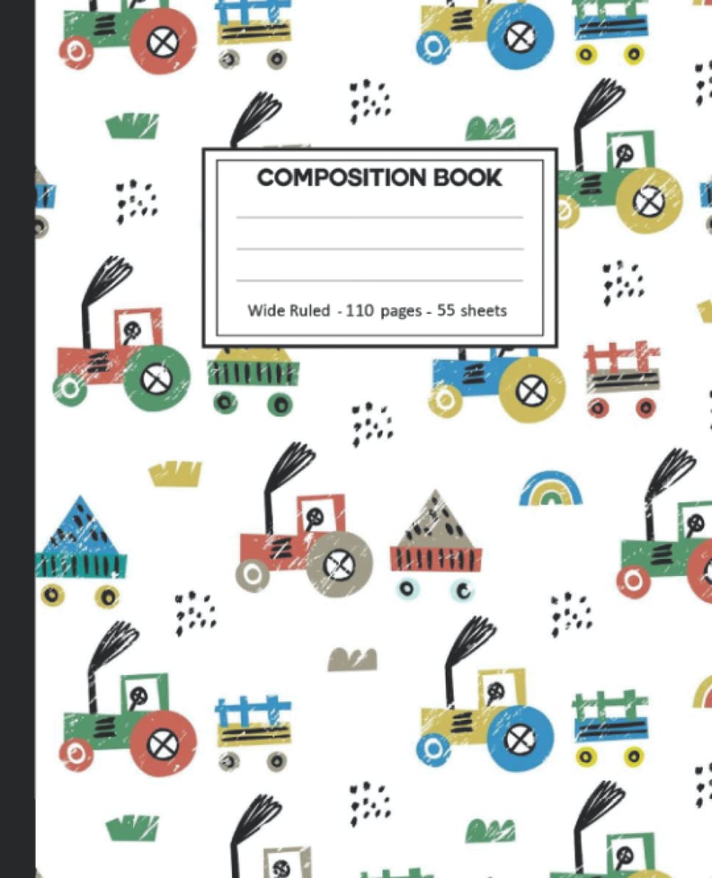 Composition Notebook: College Ruled: 110+ Lined Pages Writing Journal: DIGGER on White. baixar o livro de graça
