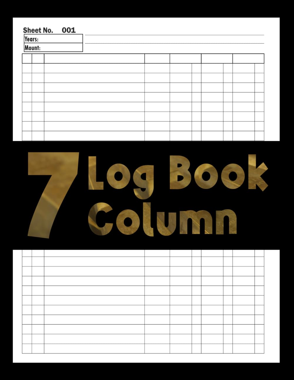 Log Book 7 Column: Numbered Pages baixar livro de graça