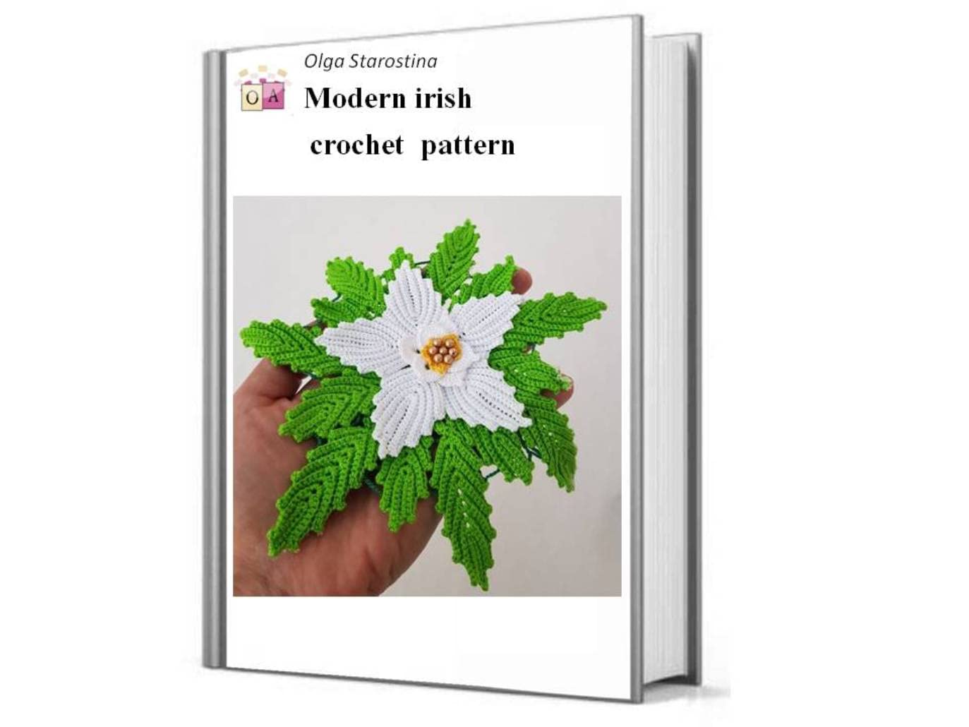 Poinsettia napkin white - crochet pattern (Modern Irish Crochet Lace Pattern) (English Edition) baixar livro de graça