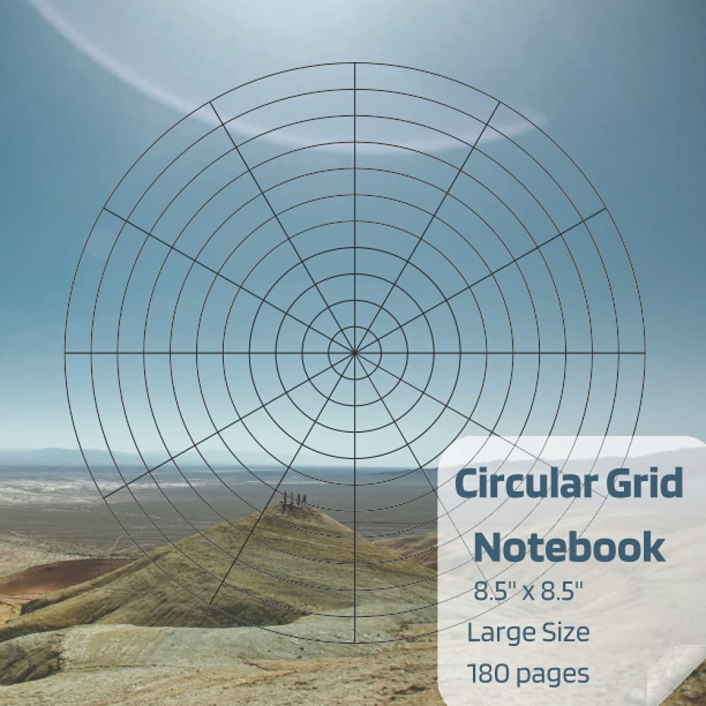 Circular Grid Notebook: 180 pages | 8.5' x 8.5' baixar o livro de graça