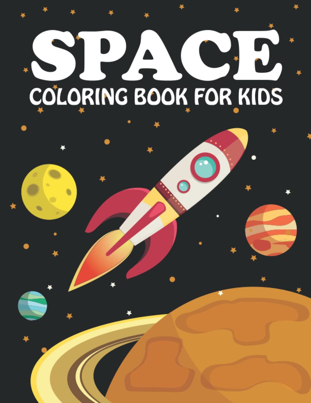 Space Coloring Book: Kids Coloring Books with Planets, Astronauts, Spaceships, Meteors, and More Outer Space baixar o livro de graça