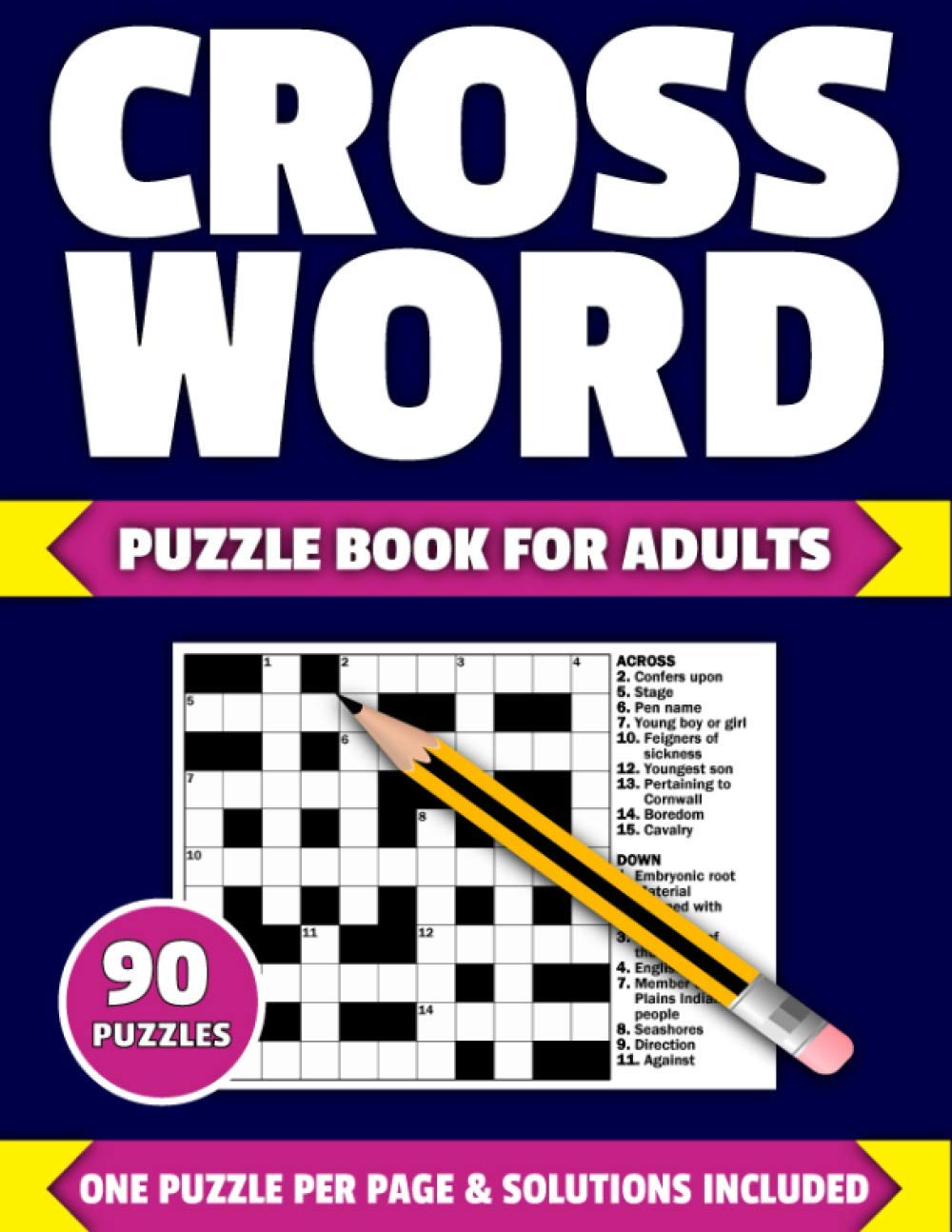 capítulo por capítulo baixar Crossword Puzzle Book For Adults: Large Print Crossword Puzzle Book For Adults Of 2021 Containing 90 Puzzles With Solutions