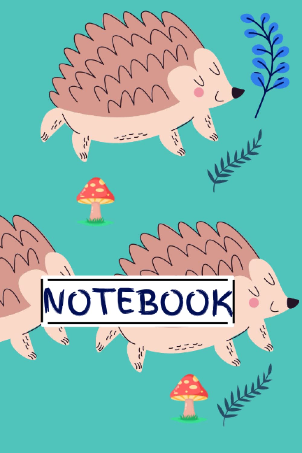 Hedgehog Notebook: Lined Journal, Diary, 6"x9" Lined Pages, 120 Pages. Notebook that can serve as a Planner, Journal, Notes and for Drawings baixar livro de graça