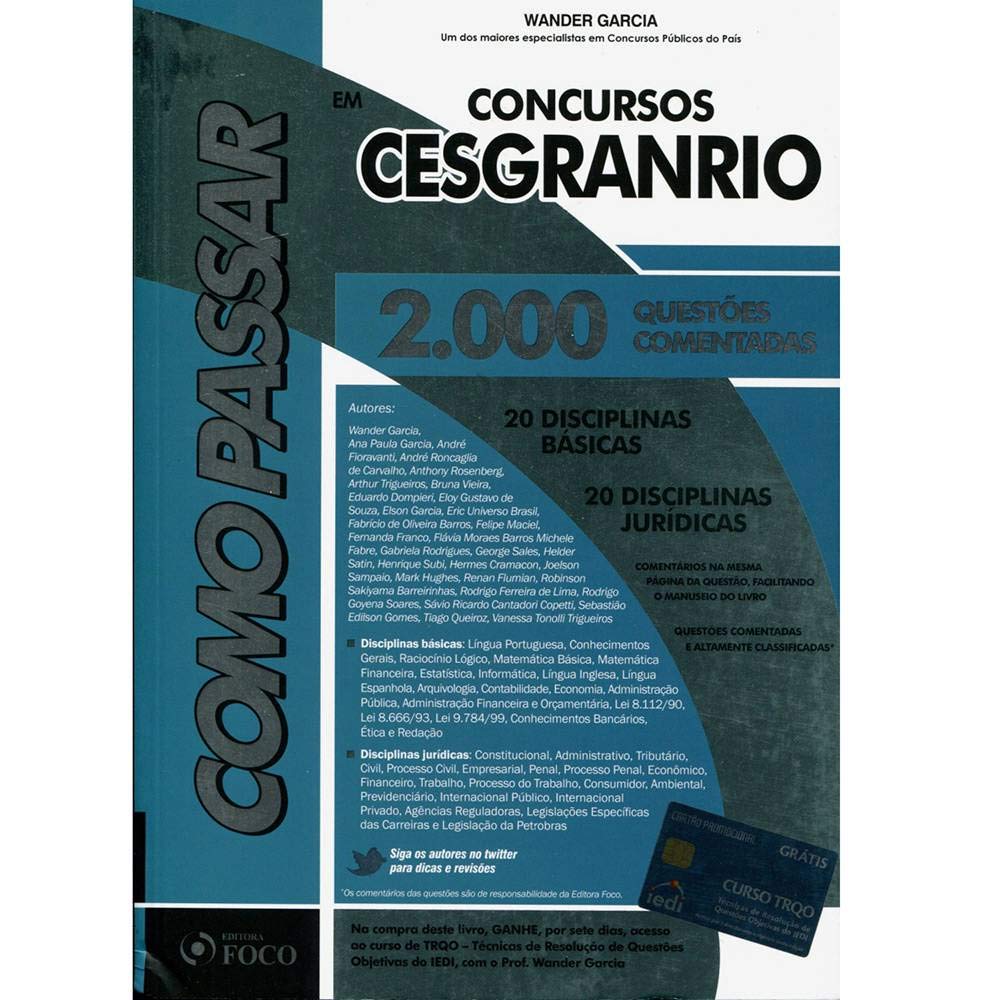 Como Passar em Concursos CESGRANRIO