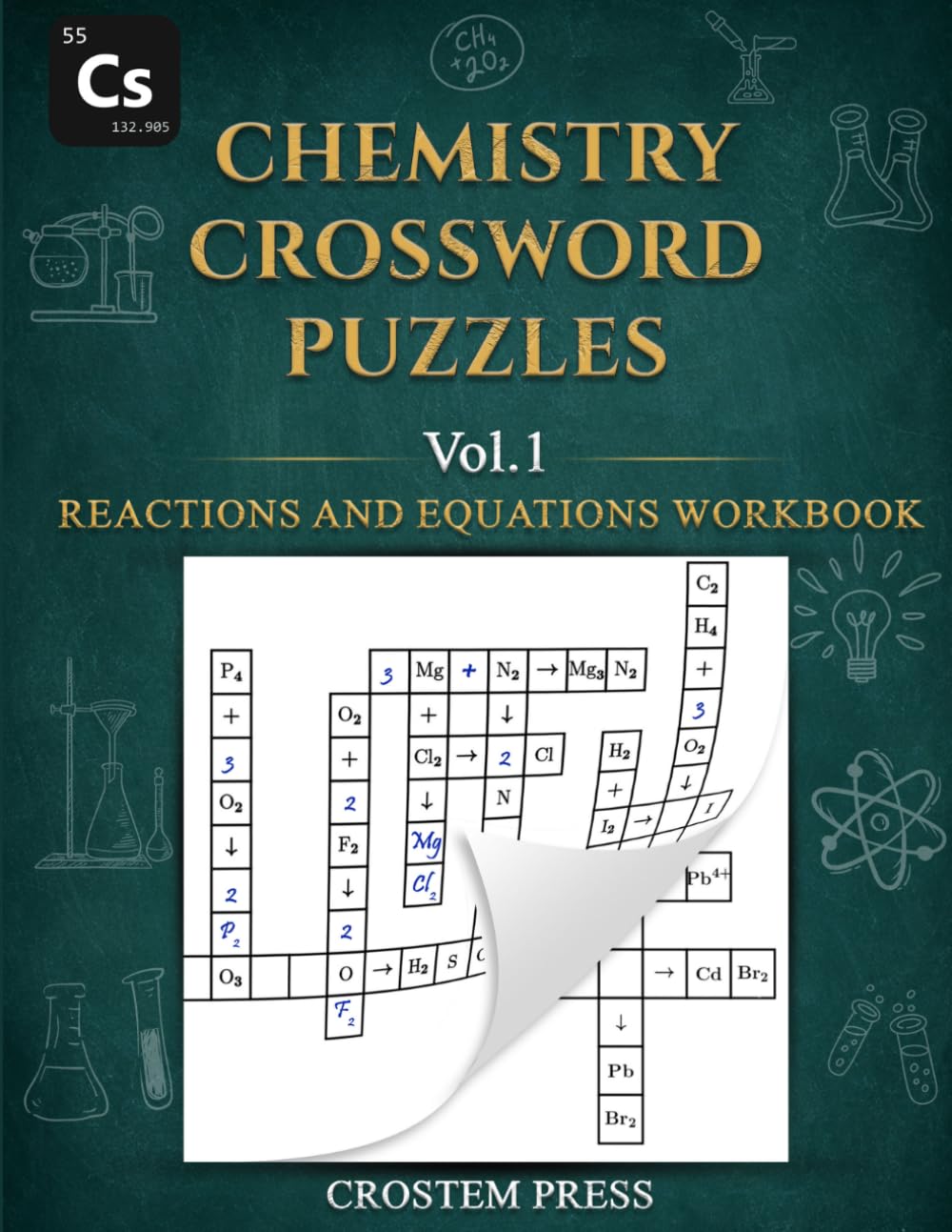 ler totalmente Chemistry Crossword Puzzles, Vol. 1: Reactions and Equations Workbook