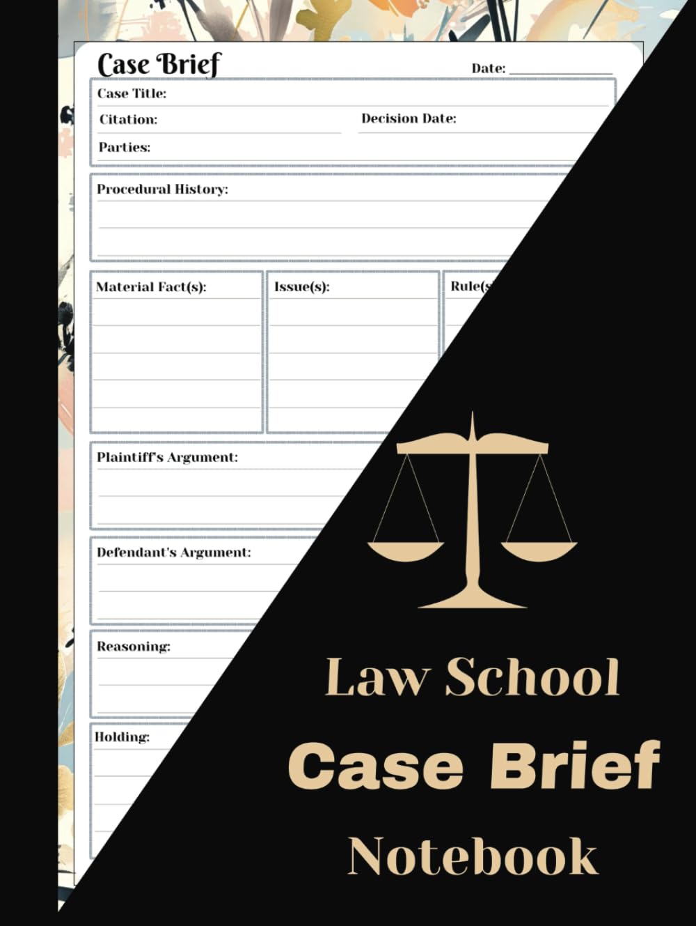 capítulo por capítulo baixar Law School Case Brief Notebook: Abstract Floral Design: Legal Journal Template for Trial, Criminal and Civil Analysis