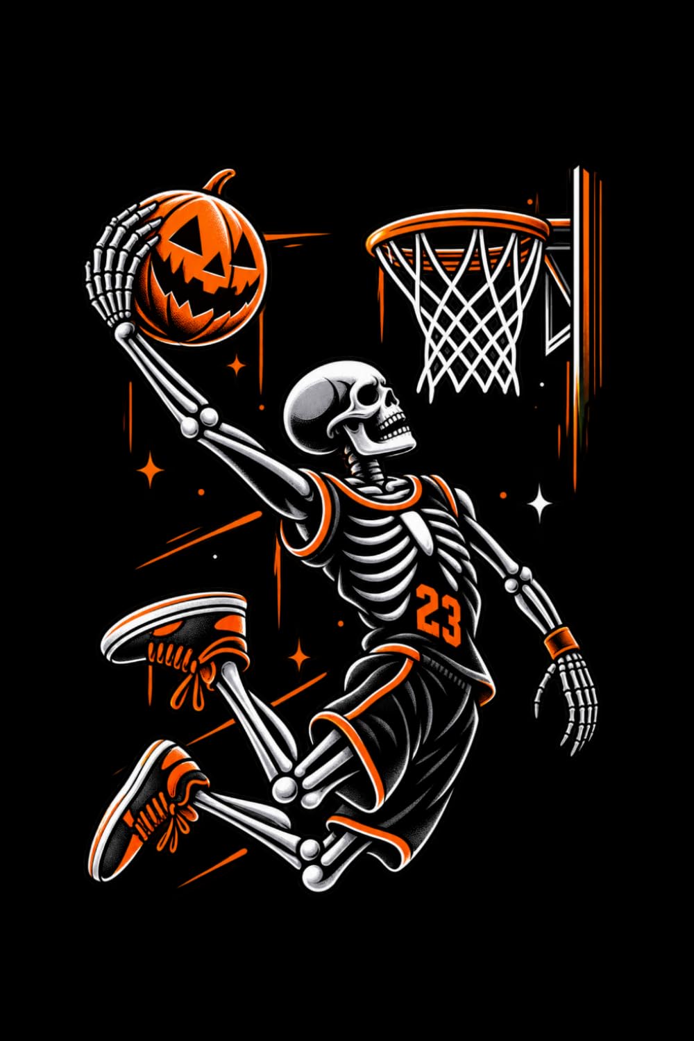 Skeleton Basketball Player Halloween Notebook: Funny Spooky Basketball Journal for Players, Coaches, Teens, Athletes & Halloween Fans baixar o livro de graça