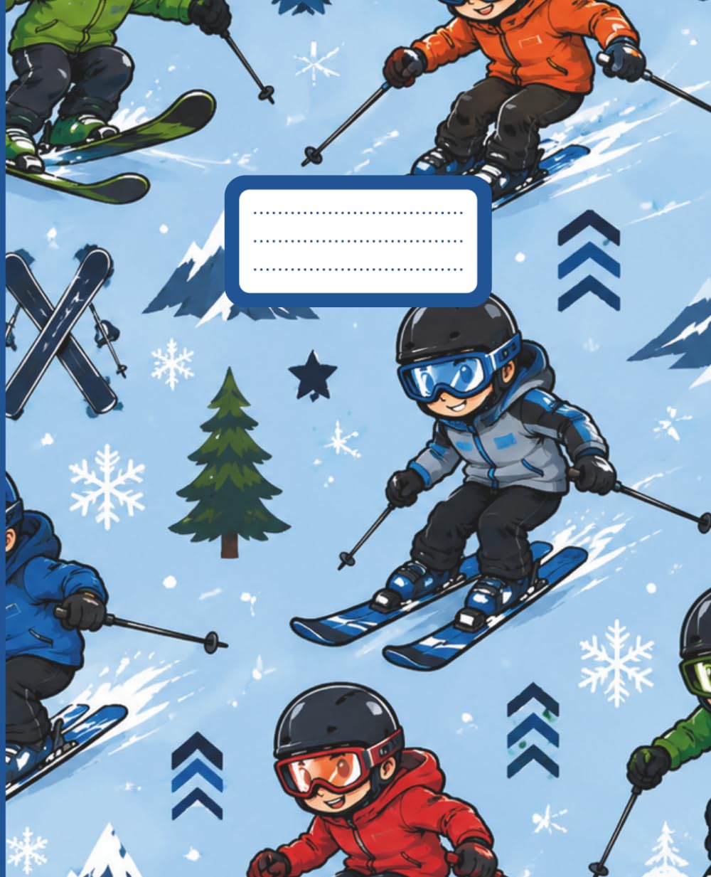 capítulo por capítulo baixar Skiing Composition Notebook for Kids: Fun Winter Sports 250 Lined Pages Notebook for School, Notes, Writing & Everyday Use