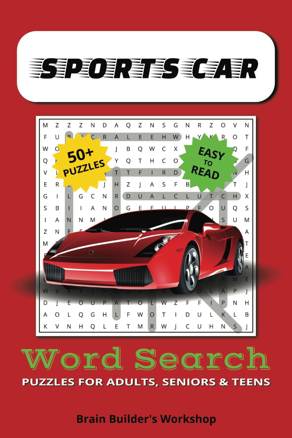 Sports Car Word Search Puzzle Book: Word Searches with Easy to Read Print about Sports Cars, Driving, Racing, and More | 6x9 inches, 110 pages | 50+ Puzzles... Gift for Vacations, Holiday, Birthday baixar livro de graça