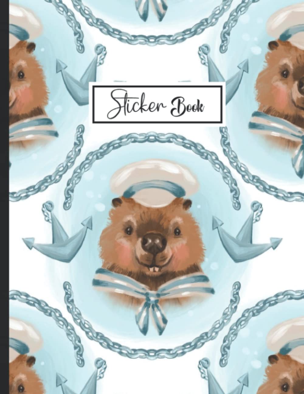 Sticker Book: Beaver Theme Sticker Book Collecting Album Blank Notebook. baixar livro de graça