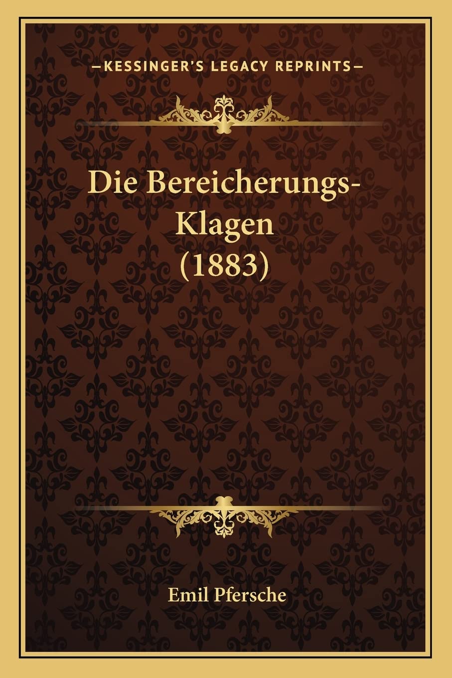 capítulo por capítulo baixar Die Bereicherungs-Klagen (1883)