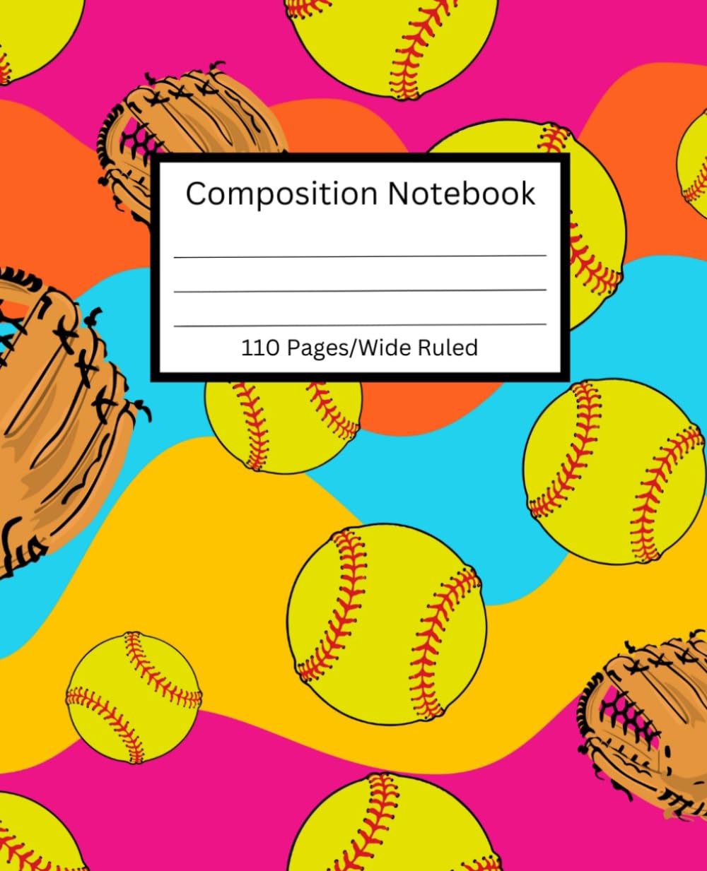 capítulo por capítulo baixar Softball Composition Notebook Journal for Girls, 7.5” x 9.25” Softball Gift for Girls, Softball party favor