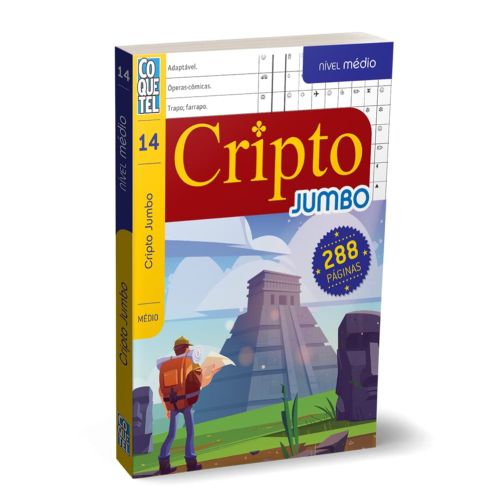 Livro Coquetel Jumbo Cripto nível médio Ed 14