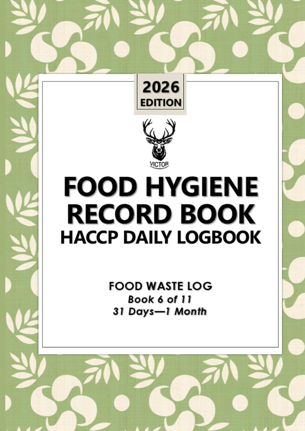 Food Hygiene Record Book: FOOD WASTE LOG: HACCP DAILY LOGBOOK baixar livro de graça