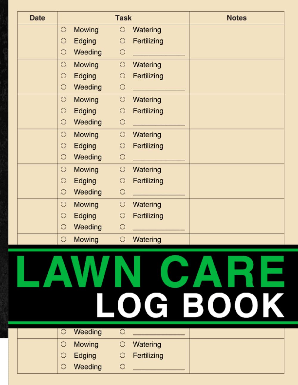 Lawn Care Log Book: Simple Logbook to Record and Track Your Lawn Maintenance Activities | Large baixar o livro de graça