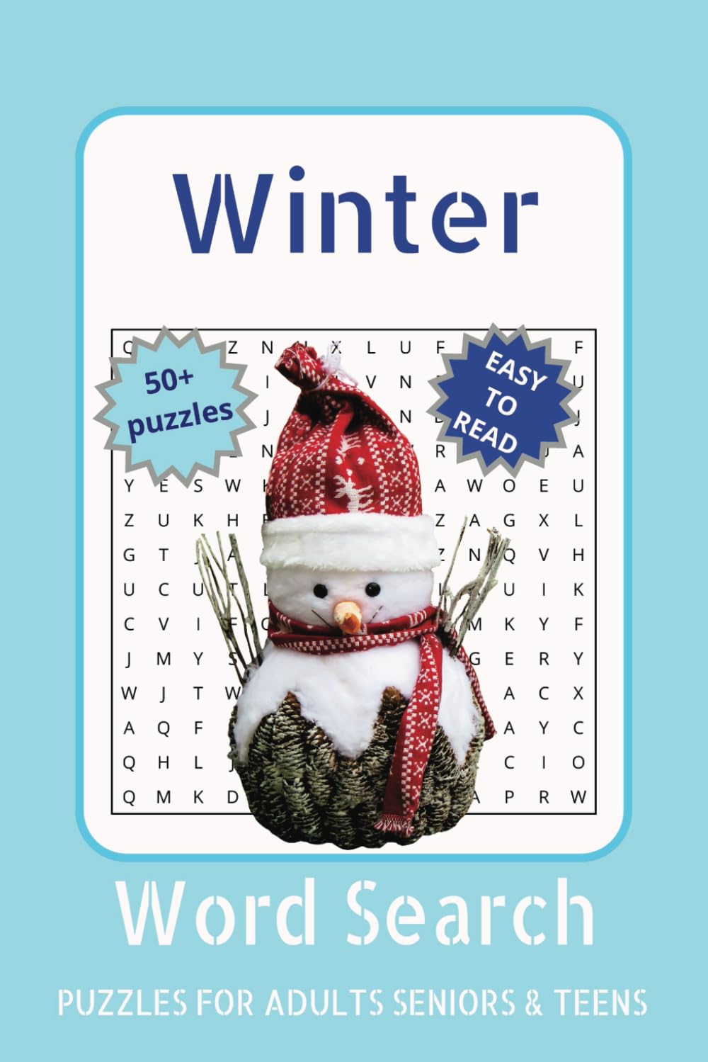 Winter Word Search Puzzle Book: Fun and Relaxing Word Searches with Easy-to-Read Print for Winter Lovers | 6x9 Inches, 110 Pages, 50+ Puzzles | Perfect Gift for Holidays, Snow Days, and Cozy Evenings baixar livro de graça