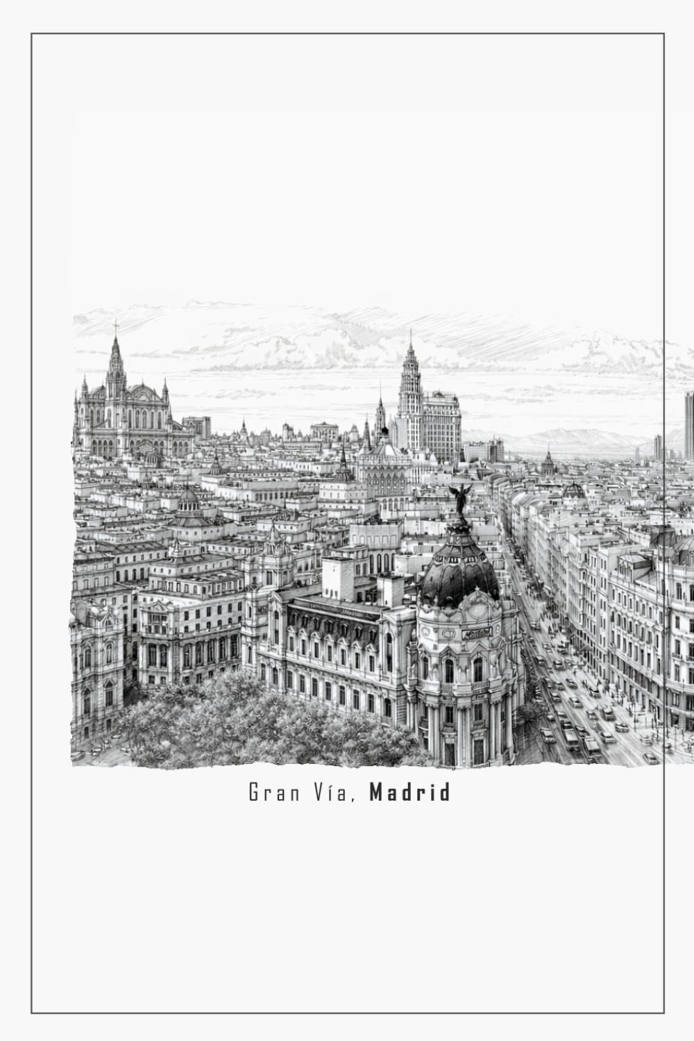 Cuaderno de Dibujos A5, 200 Páginas, Hojas Blancas, Madrid: Sketchbook de bocetos, ideas y dibujos arquitectónicos (Spanish Edition) baixar o livro de graça