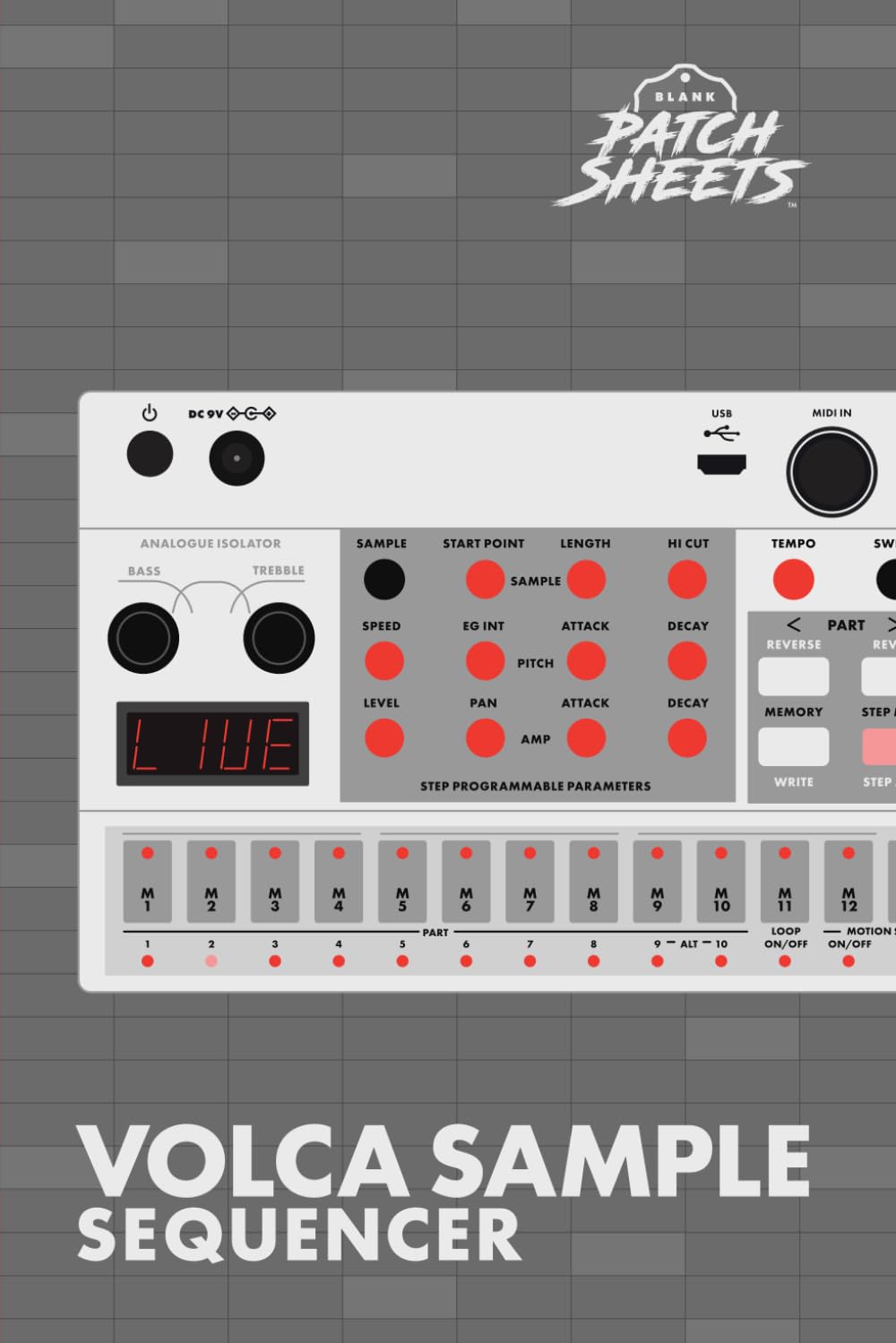 ler totalmente Korg Volca Sample Blank SEQUENCER Sheets Notebook: Preserve your patterns so they're never lost or a mystery again.