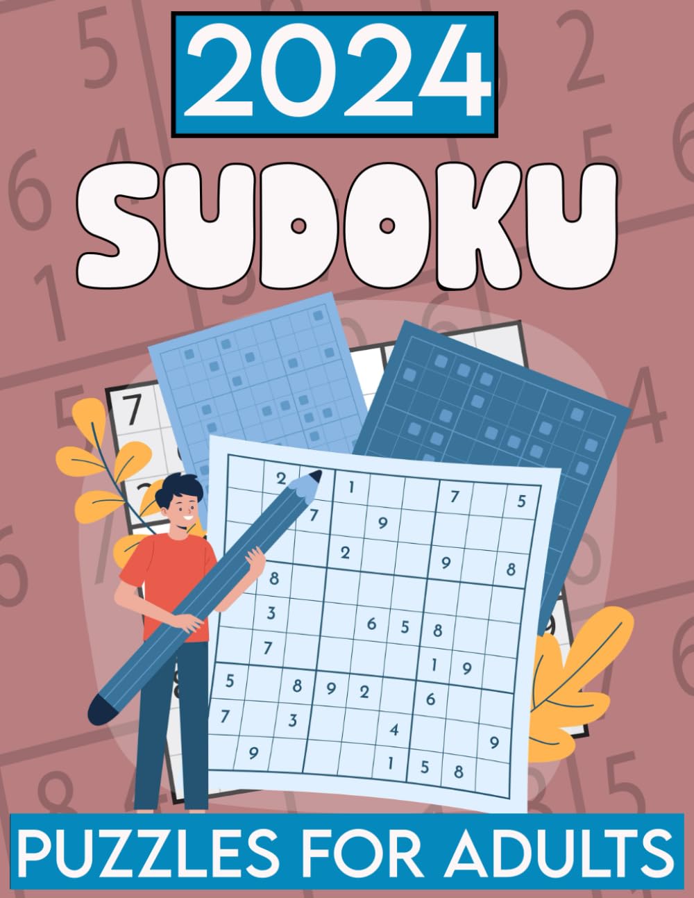 2024 Sudoku Puzzles for Adults: Large Print Easy to Hard Sudoku Puzzles Book for Adults & Seniors To Keep Brain Active baixar o livro de graça
