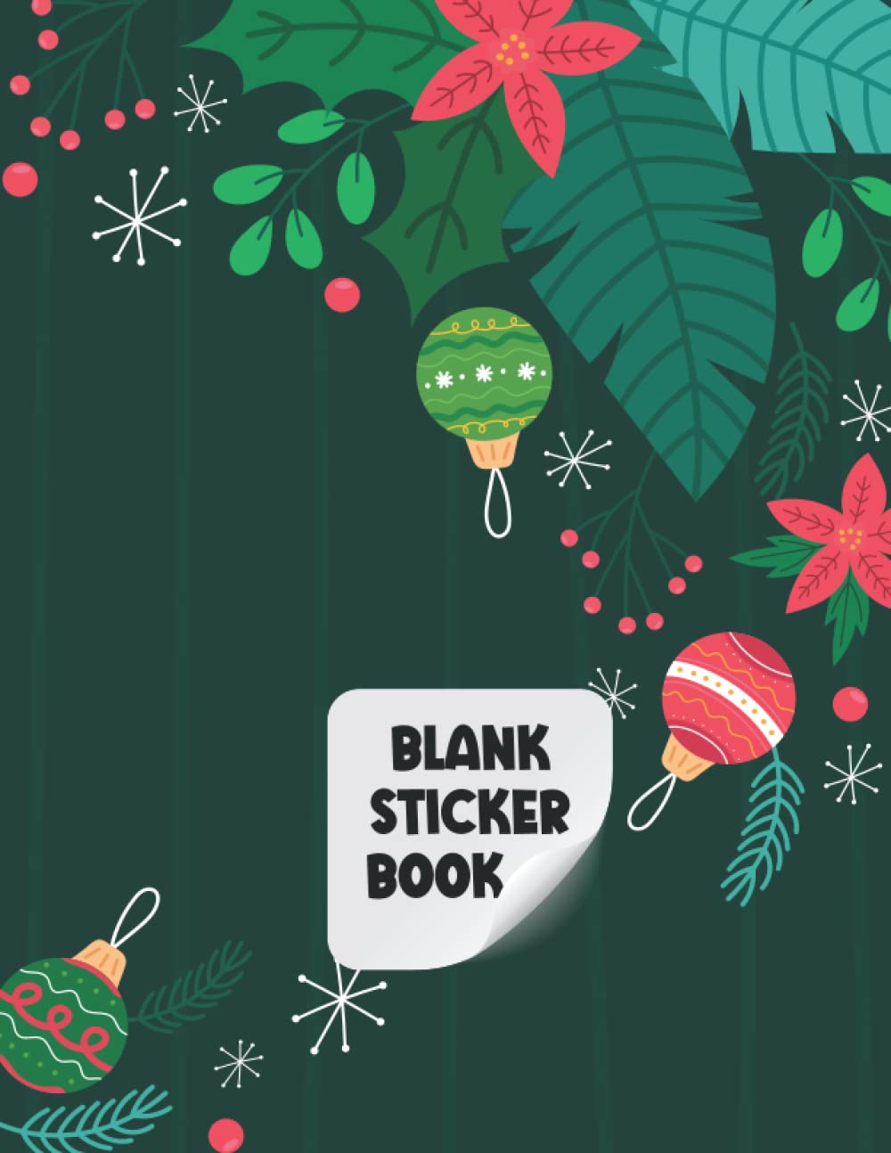ler totalmente Blank Sticker Book: My Sticker Book Merry Christmas Blank Sticker Book for Children Ages 3-7 - Blank Sticker Collecting Album