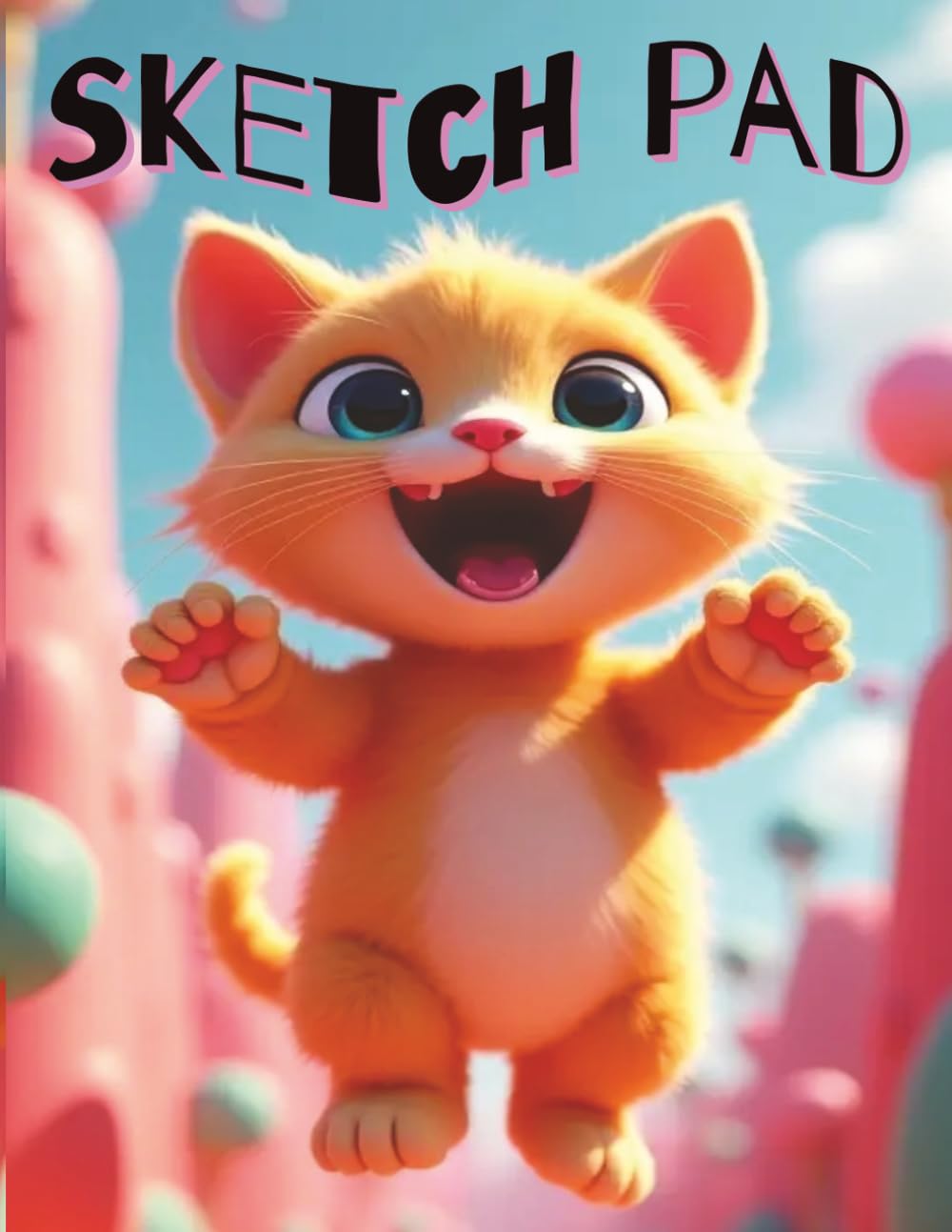 ler totalmente Kitten Sketch Pad: Cute Cat Sketchbook for Drawing, Doodling & Creativity – Large 8.5 x 11 Blank 120 Page Art Book for Kids, Teens & Cat Lovers