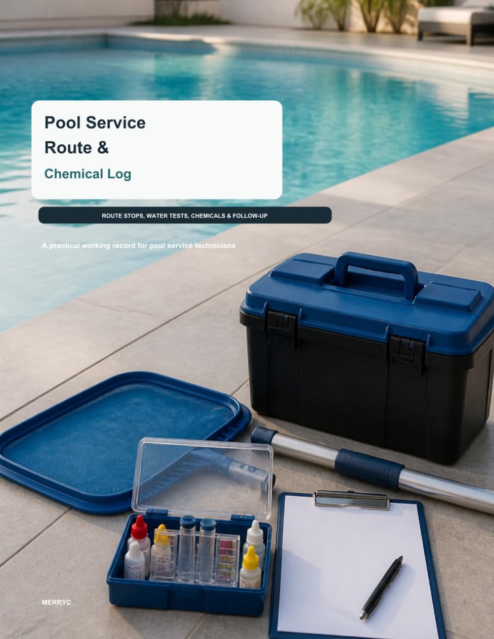 Pool Service Route & Chemical Log: Route Stops, Water Tests, Chemicals & Follow-Up baixar o livro de graça