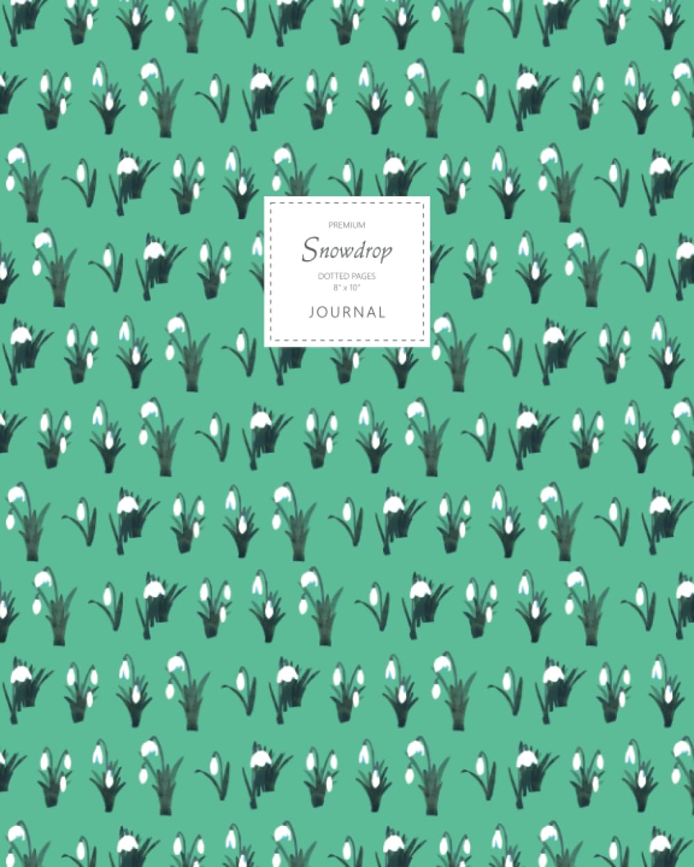 capítulo por capítulo baixar Snowdrop Journal - Dotted Pages - 8x10 - Large: (Green Edition) Flower Journal 192 dot grid pages (8x10 inches / 20.3x25.4 cm/Large)