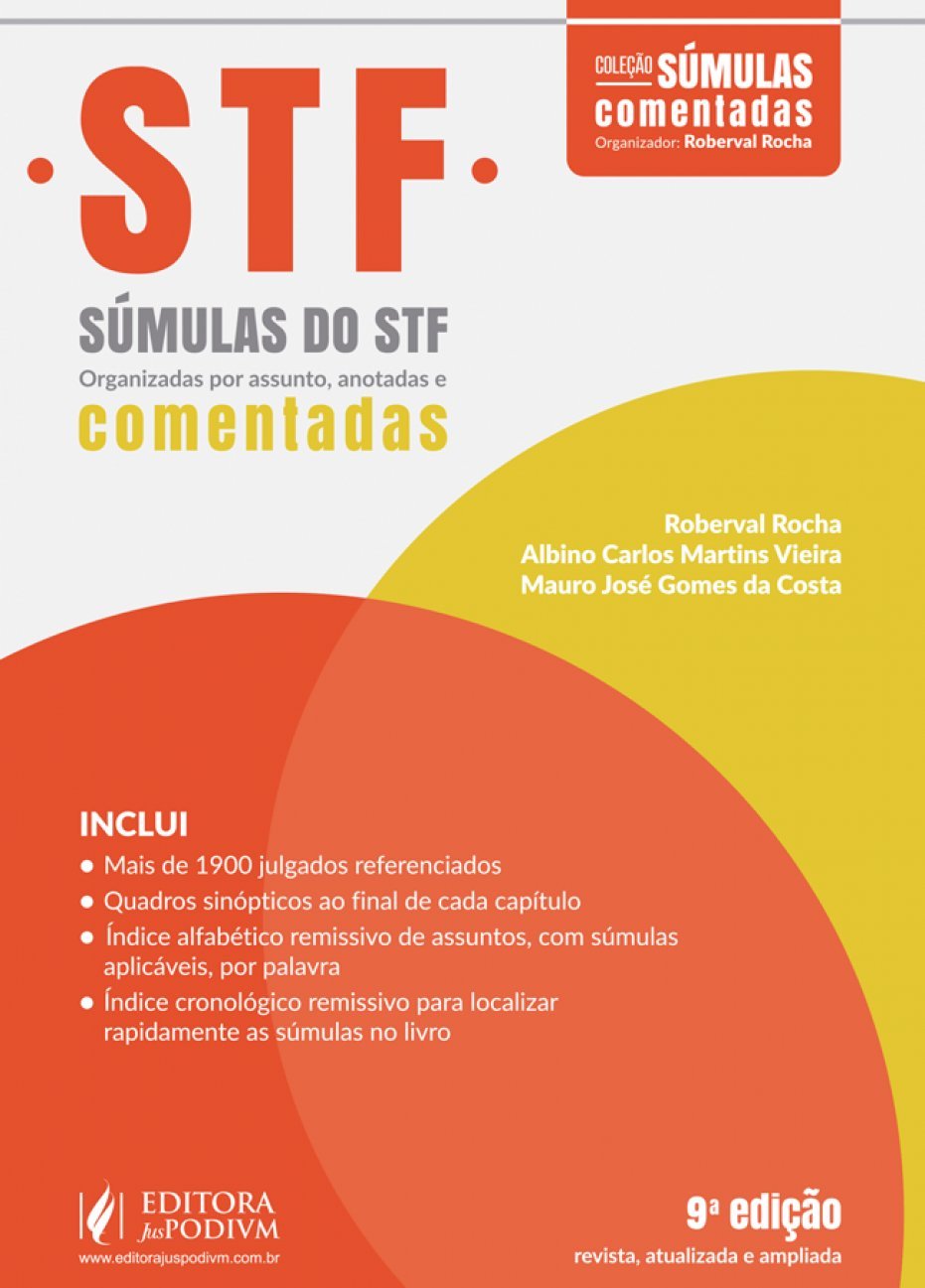 Súmulas do STF: Organizadas por Assunto, Anotadas e Comentadas baixar livro de graça