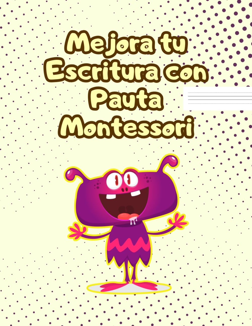 Mejora tu Escritura con Pauta Montessori: Cuaderno para Mejorar la Caligrafía en Letra Ligada (Spanish Edition)