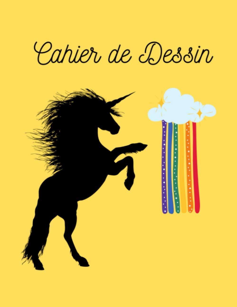 Cahier de dessin licorne: Carnet de dessin pour enfant, et jeunes tout âges avec de grands format papiers blancs pour dessin format A4: 120 Pages... Large (21.59cm x 27.94cm) (French Edition) baixar o livro de graça