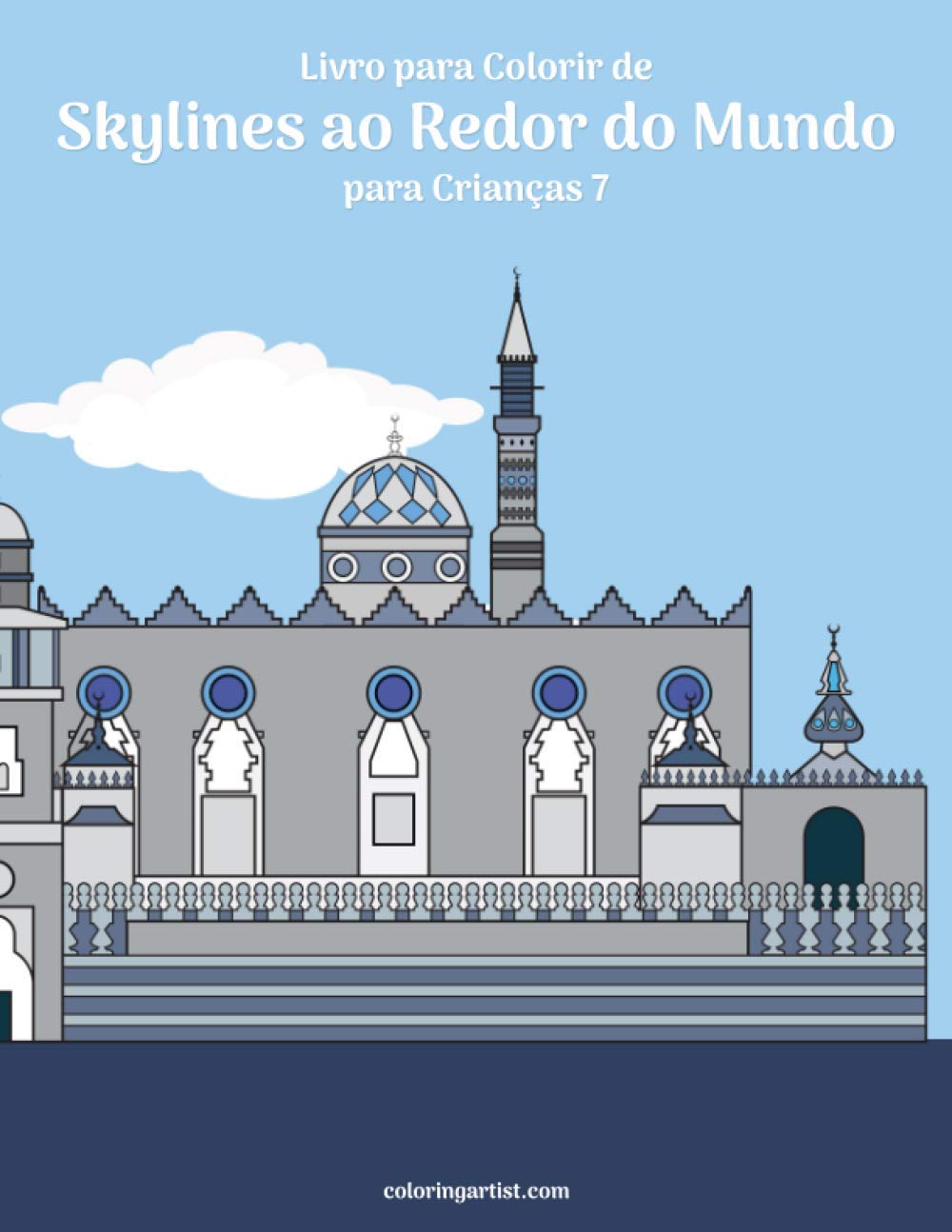 Livro para Colorir de Skylines ao Redor do Mundo para Crianças 7 baixar o livro de graça