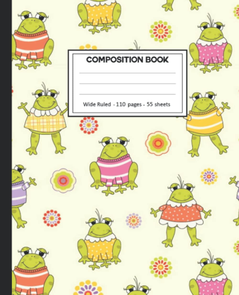Composition Notebook: Frog Wide Ruled Paper Notebook Journal size 7.25 x 9.25” for student baixar o livro de graça