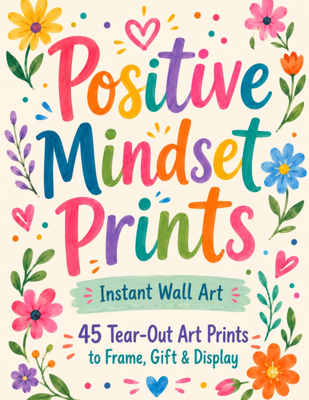 Instant Wall Art: Positive Mindset Prints That Are Ready-to-Frame: 45 Inspirational Phrases for Wall Decor baixar o livro de graça