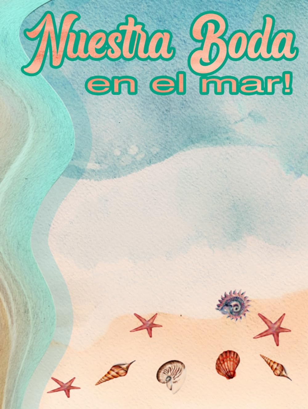 ler totalmente Libro de firmas para bodas, libros para bodas en el mar, tapa dura, 20,95*27.94 CM, 100 paginas sin lineas, libros de firmas de eventos, album de fotos.