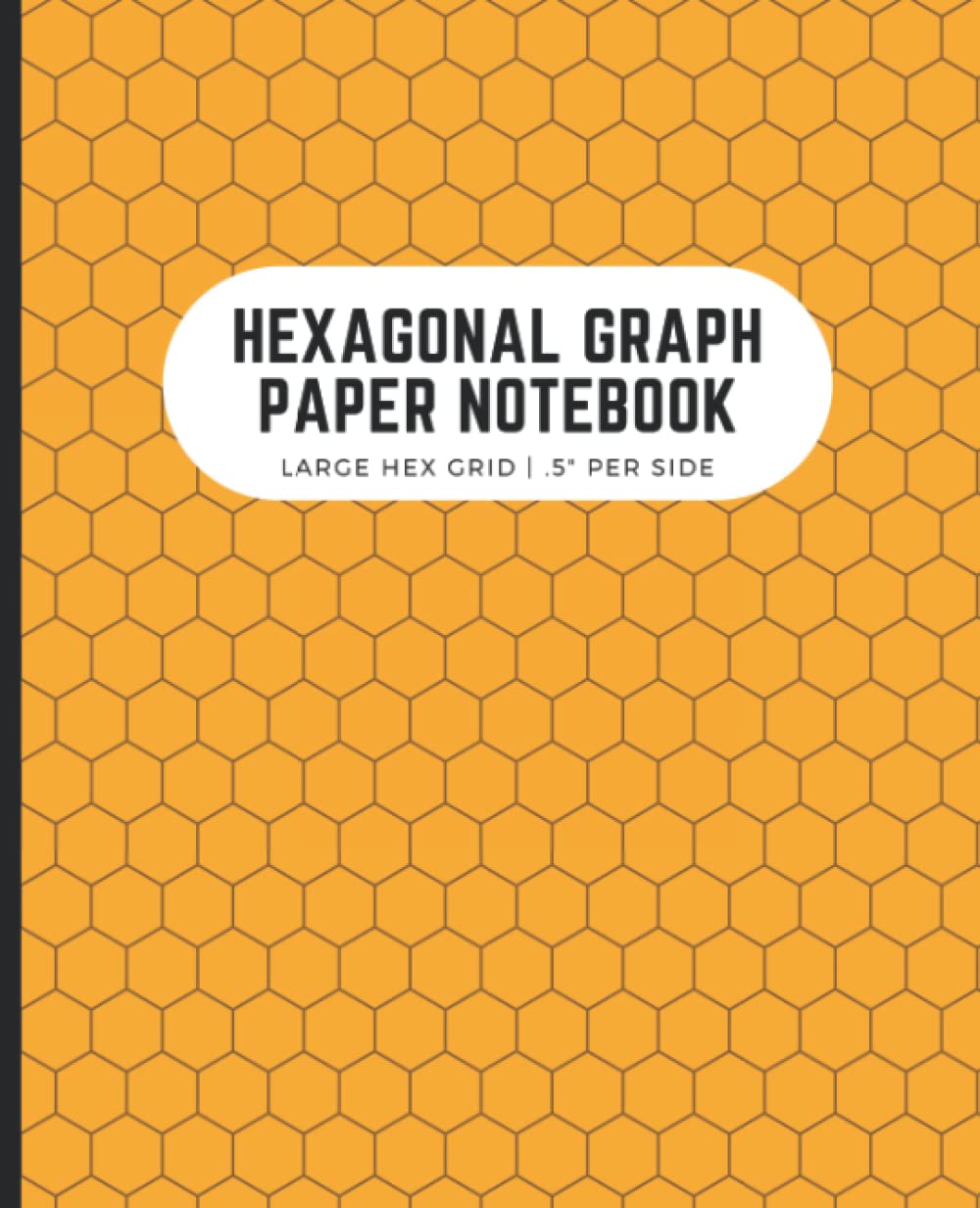 Hexagonal Graph Paper Notebook: Large Hex Grid.5 Per Side | Perfect for Gamers, Drawing Maps, Quilters | 7.5x9.25 in, 120 Pages, Citrus Orange baixar o livro de graça