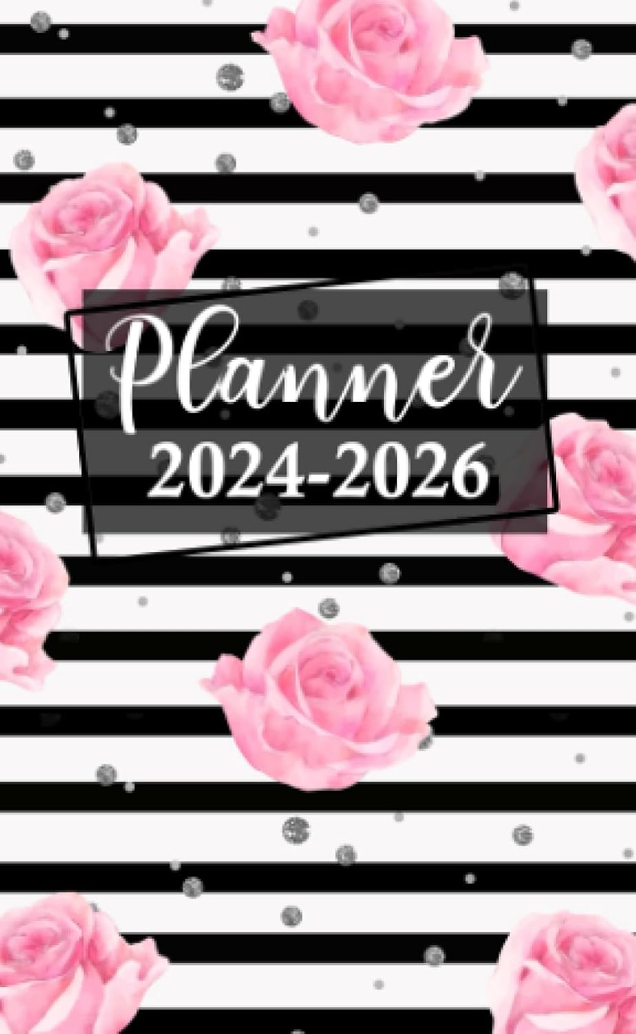 2024-2026 Planner: Three-Year Monthly Pocket Size JANUARY to DECEMBER 36-Month Personalized Plan and Organizer Schedule, Small Appointment Book for Purse, Includes Holidays Featuring Pink Roses baixar o livro de graça