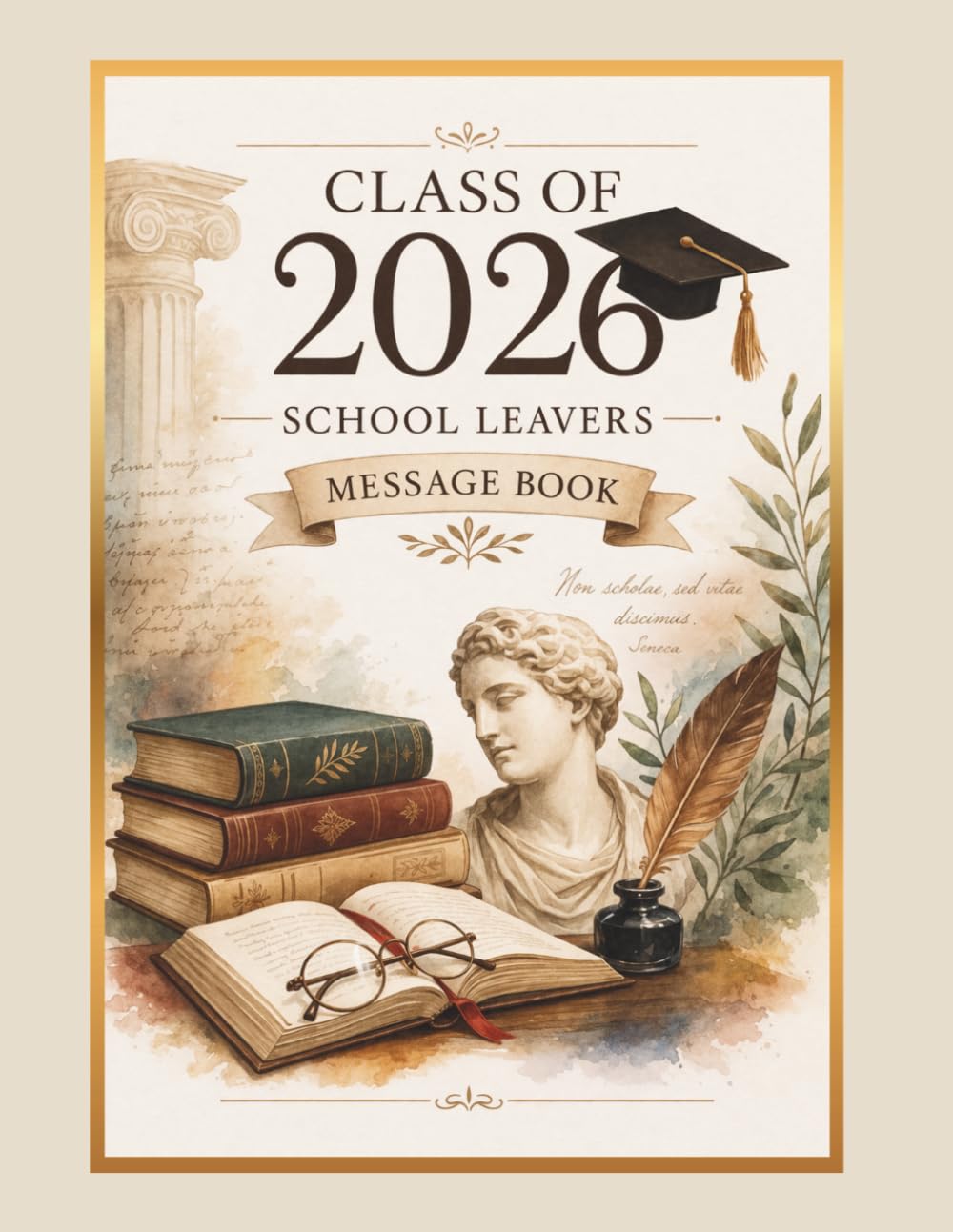 ler totalmente School Leavers Message Book: A nice school keepsake for collecting messages from school friends and teachers with memories, reflections and best wishes, Graduation Guest Book