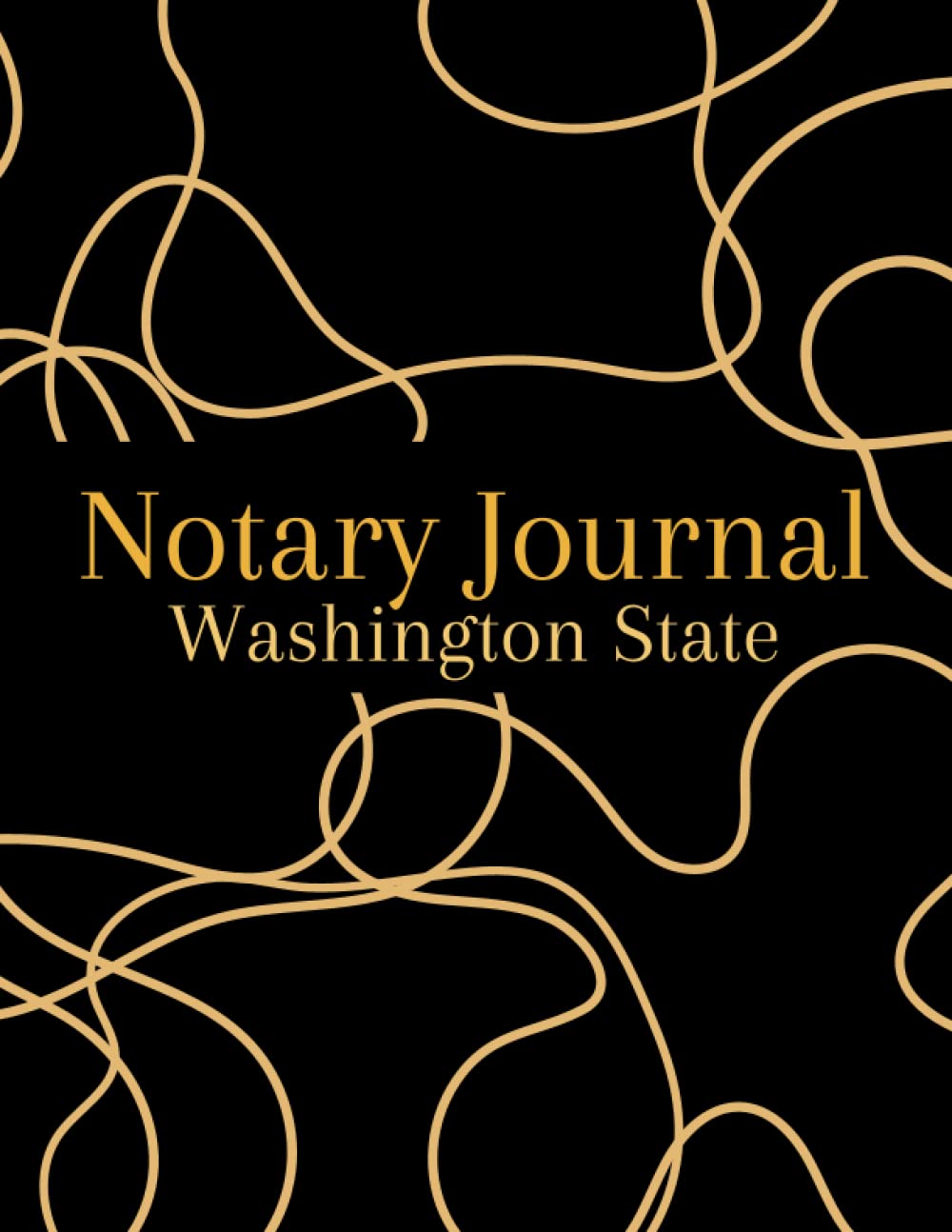 ler totalmente Notary Journal Washington State: Official Notary Log Book, Record Notarial Acts - 200 Records by a Public Notary for Signing Agents, Black and Gold Finish Public Record Book