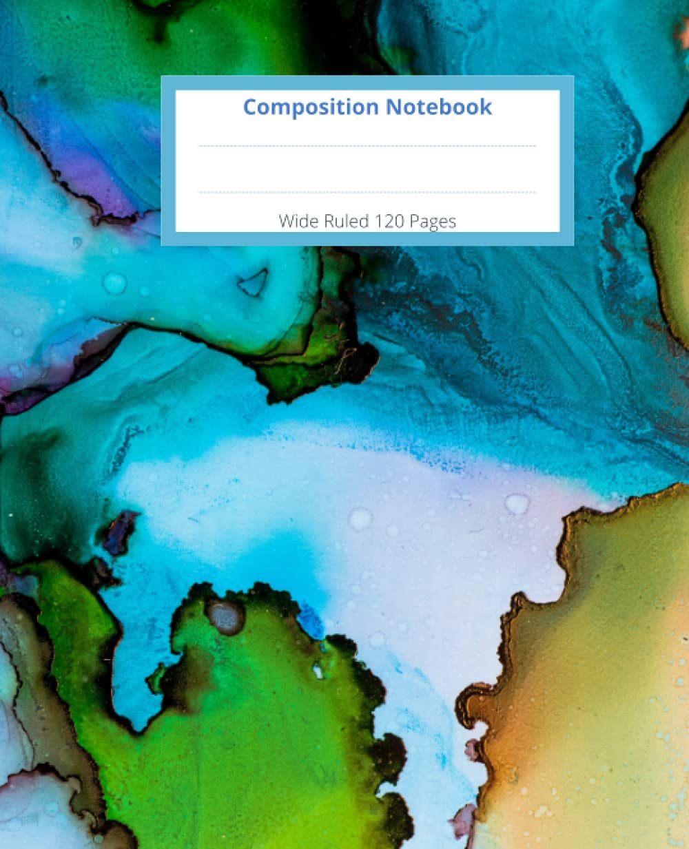 Composition Notebook: Wide Ruled Paper Notebook Journal | Art Painting Multicolored Liquid Marble| Blank Wide Lined Workbook for Girls Boys Kids Teens Students baixar livro de graça