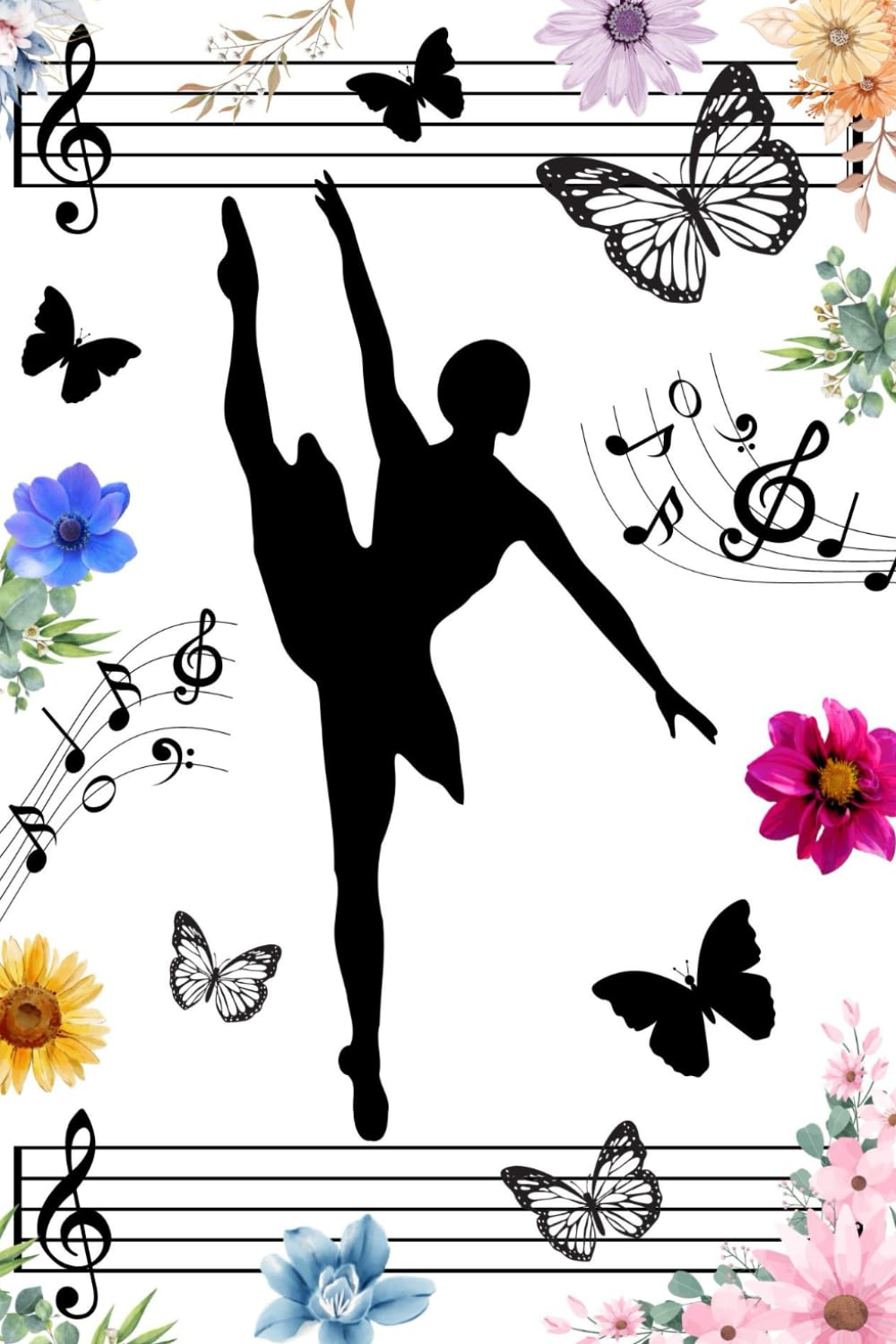 ler totalmente Ballet Dancer Notebook: 200 Page Lined Notebook