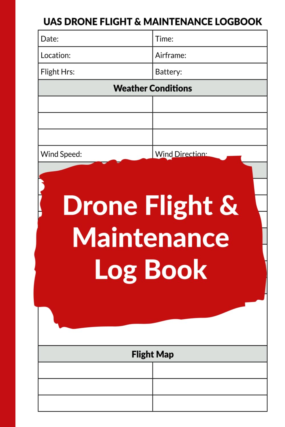 ler totalmente Drone Flight & Maintenance Log Book