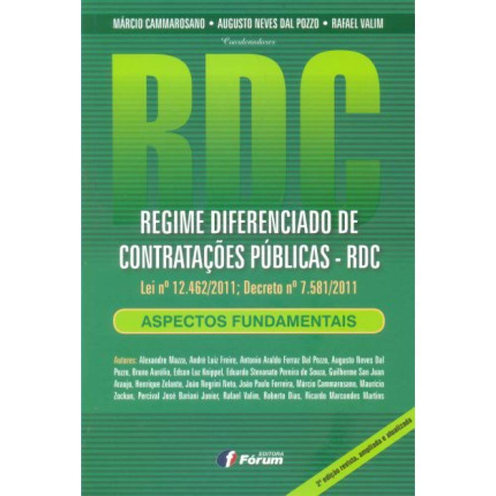 capítulo por capítulo baixar Regime diferenciado de contratações públicas RDC (lei nº 12.462/11) - aspectos fundamentais