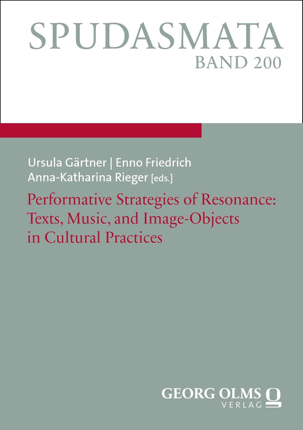 capítulo por capítulo baixar Performative Strategies of Resonance: Texts, Music, and Image-Objects in Cultural Practices (Spudasmata Book 200) (English Edition)